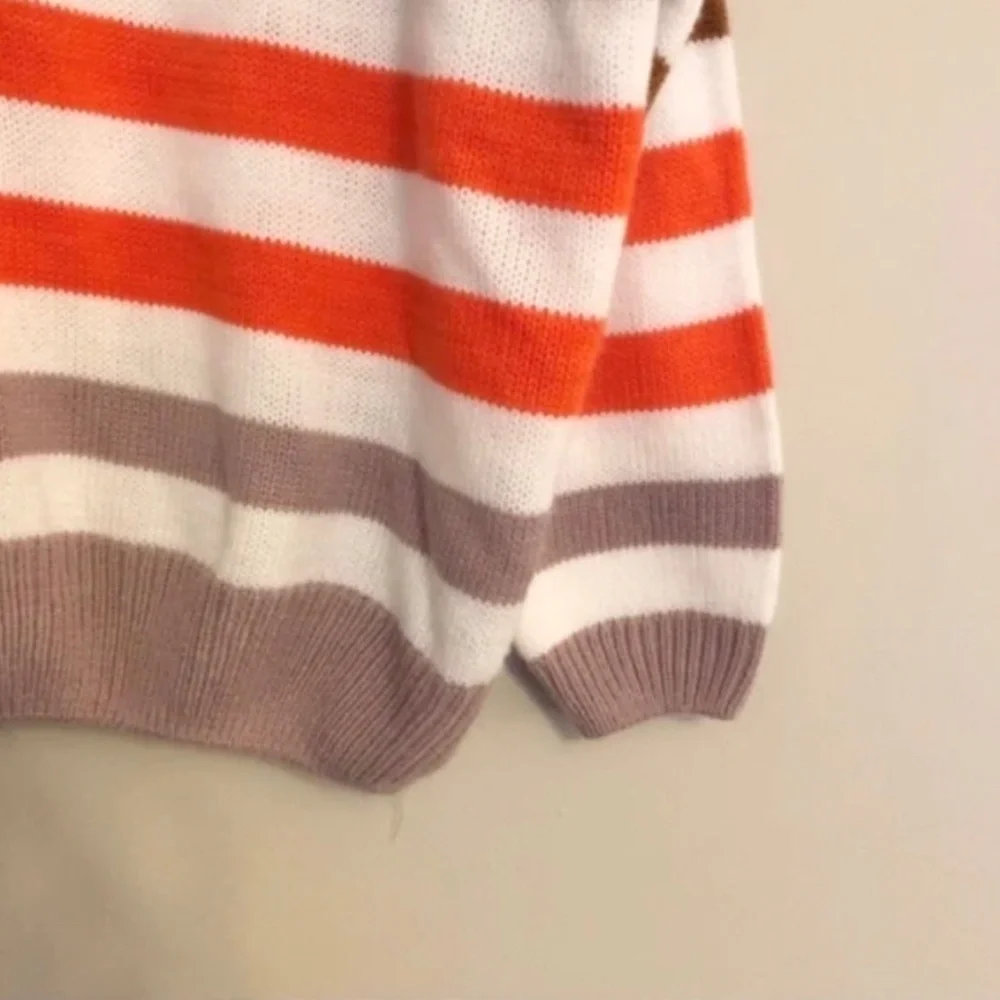 Chunky Knit Striped Sweater